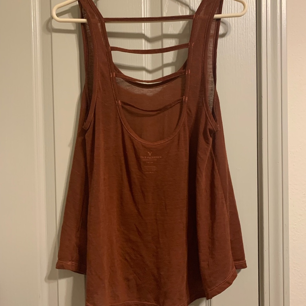 Rusty Brown Strap Tank